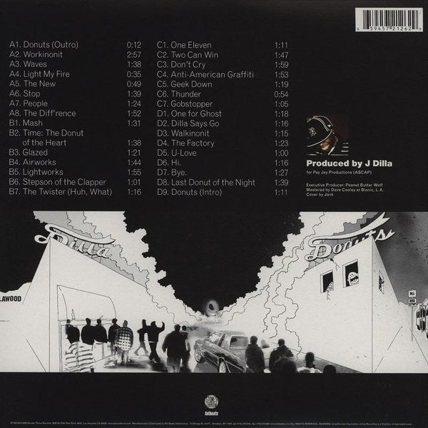J Dilla : Donuts (2x12", Album, RP)