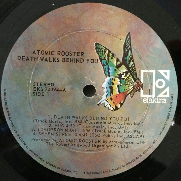 Atomic Rooster : Death Walks Behind You (LP, Album)