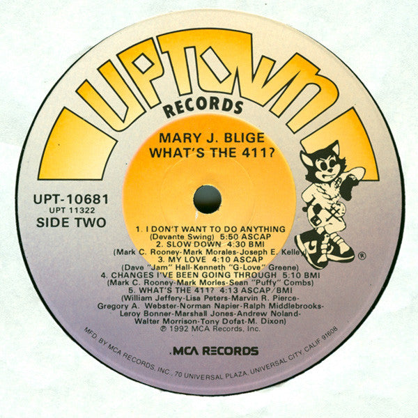 Mary J. Blige : What's The 411? (LP, Album)