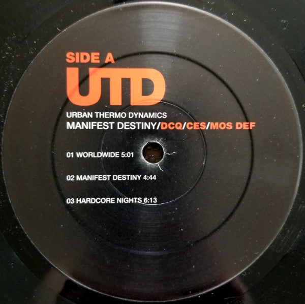 Urban Thermo Dynamics : Manifest Destiny (2xLP, Album)