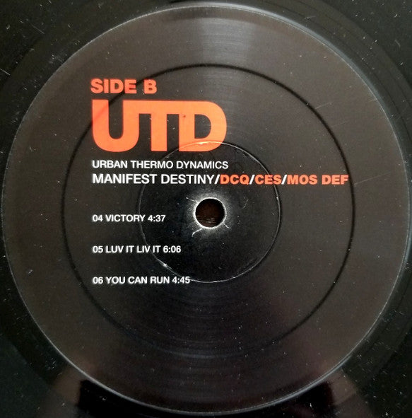 Urban Thermo Dynamics : Manifest Destiny (2xLP, Album)