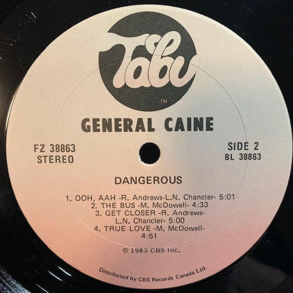 General Caine : Dangerous (LP, Album)