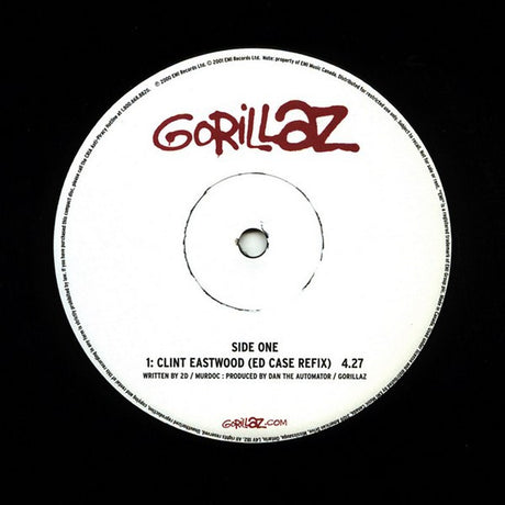 Gorillaz : Clint Eastwood (12", Promo)