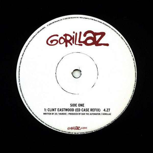 Gorillaz : Clint Eastwood (12", Promo)