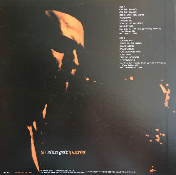 Stan Getz : The Complete Roost Session Vol. 1 (LP, Comp, Mono)