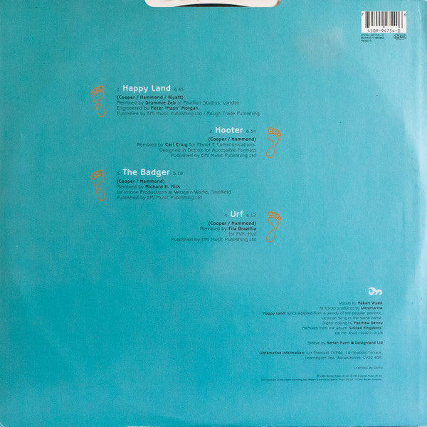Ultramarine : Barefoot E.P. (12", EP)