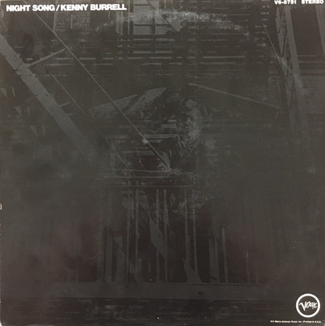 Kenny Burrell : Night Song (LP, Album, Wad)