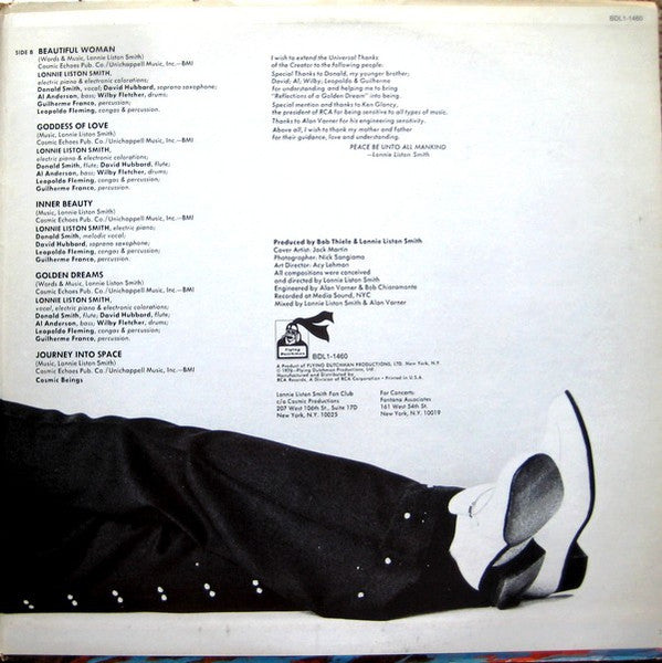 Lonnie Liston Smith And The Cosmic Echoes : Reflections Of A Golden Dream (LP, Album, Hol)