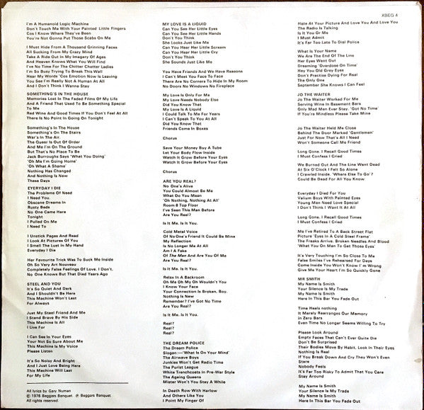 Tubeway Army featuring Gary Numan : Tubeway Army (LP, Album, RE)