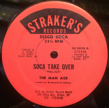 De Man Age / Clymax : Soca Take Over / Sweet Soca (12")
