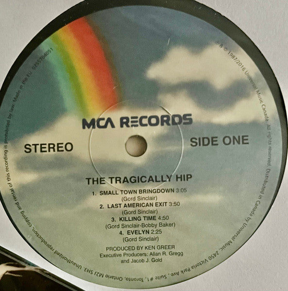 The Tragically Hip : The Tragically Hip (LP, Album, RE, RP, 180)