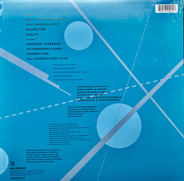 The Tragically Hip : The Tragically Hip (LP, Album, RE, RP, 180)