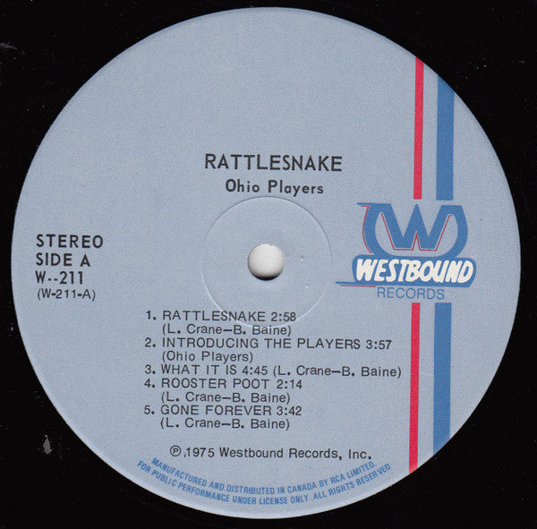 Ohio Players : Rattlesnake (LP, Album)