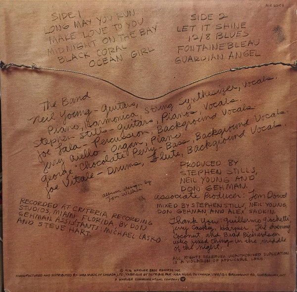 The Stills-Young Band : Long May You Run (LP, Album)