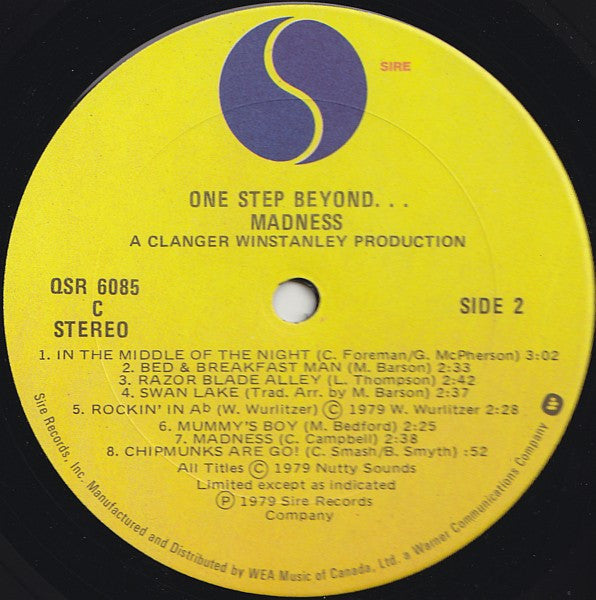Madness : One Step Beyond... (LP, Album, Don)