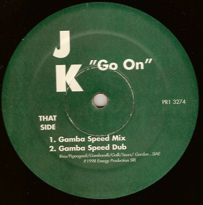 J.K. : Go On (12")