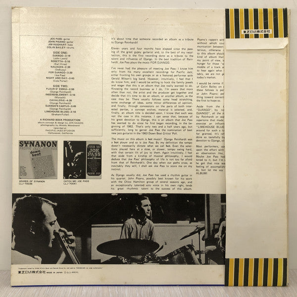 Joe Pass : For Django (LP, Album)