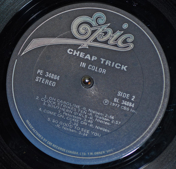 Cheap Trick : In Color (LP, Album, RE, Gat)