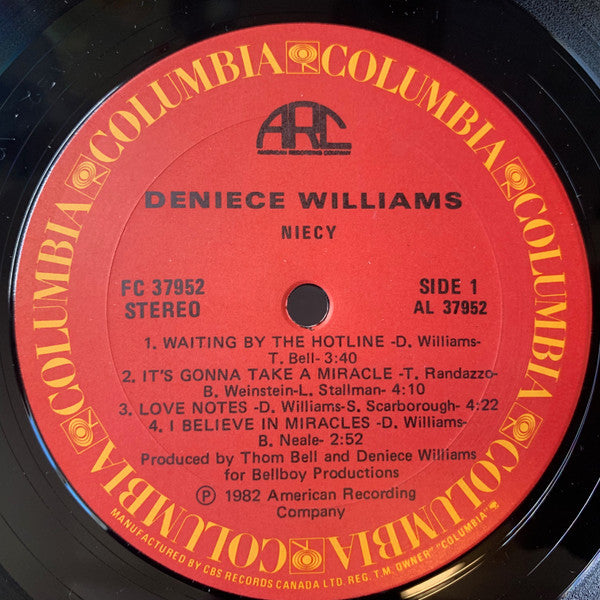 Deniece Williams : Niecy (LP, Album)