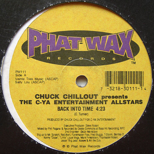 Chuck Chillout Presents The C-Ya Entertainment Allstars : Back Into Time  (12")