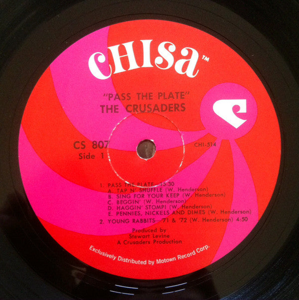 The Crusaders : Pass The Plate (LP, Album)