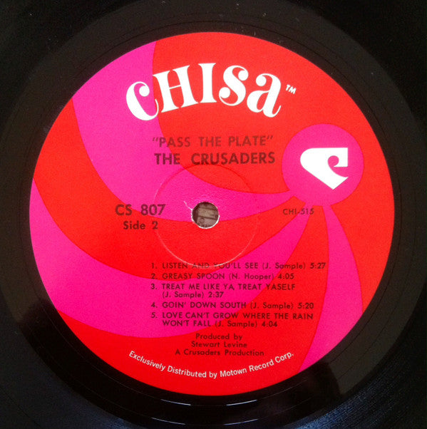 The Crusaders : Pass The Plate (LP, Album)