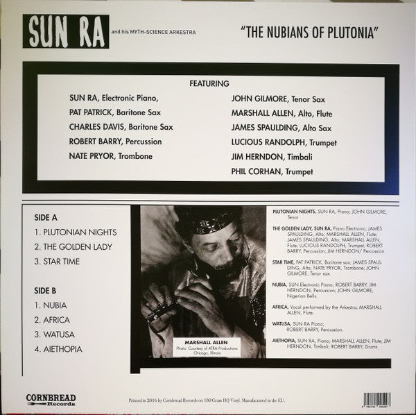 The Sun Ra Arkestra : The Nubians Of Plutonia (LP, Album, RE, Unofficial, 180)