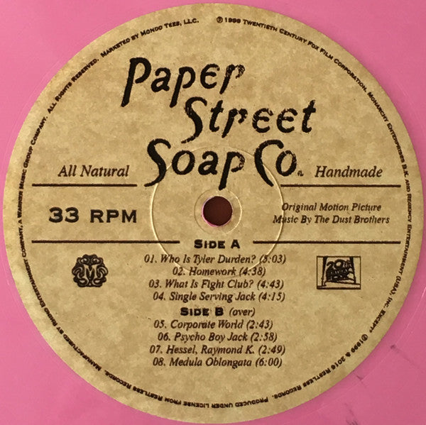 The Dust Brothers : Fight Club (Original Motion Picture Score) (2xLP, Album, Ltd, RE, Pin)