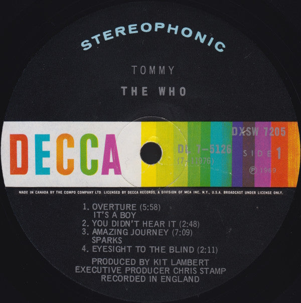 The Who : Tommy (2xLP, Album, Tri)