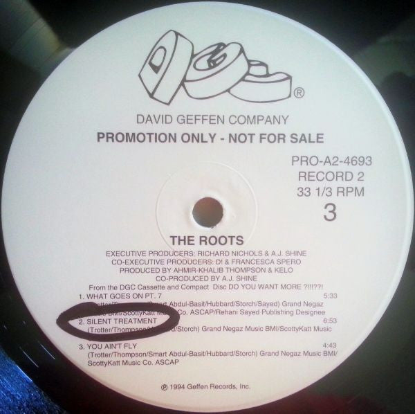 The Roots : Do You Want More?!!!??! (2xLP, Album, Promo)