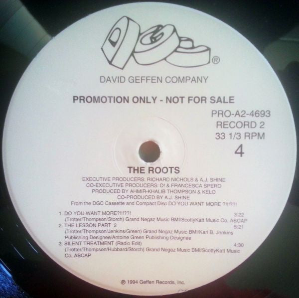 The Roots : Do You Want More?!!!??! (2xLP, Album, Promo)