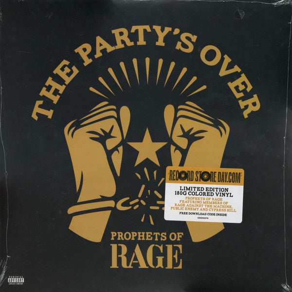 Prophets Of Rage (6) : The Party's Over (12", EP, Ltd, Num, Red)