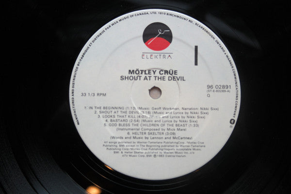 Mötley Crüe : Shout At The Devil (LP, Album, RE, Gat)