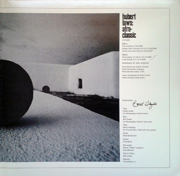 Hubert Laws : Afro-Classic (LP, Album, RE, Gat)