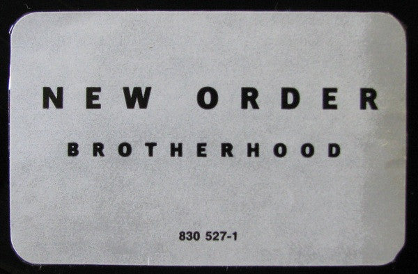 New Order : Brotherhood (LP, Album)