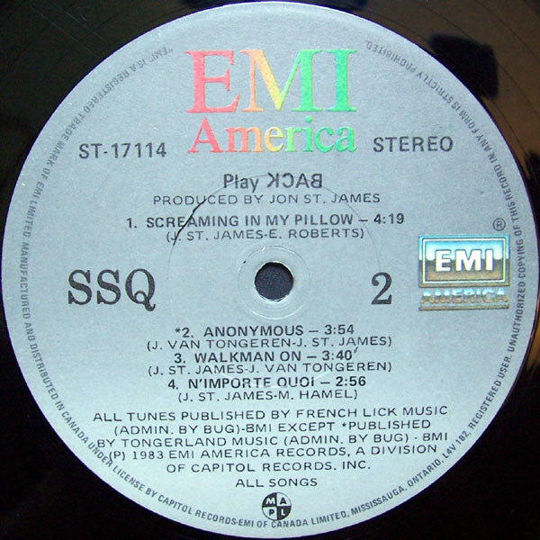 SSQ : Playback (LP, Album)