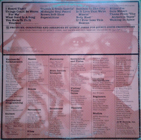 Quincy Jones : I Heard That!! (2xLP, Album, Gat)