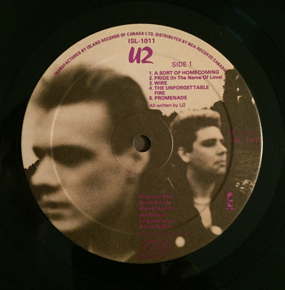 U2 : The Unforgettable Fire (LP, Album)