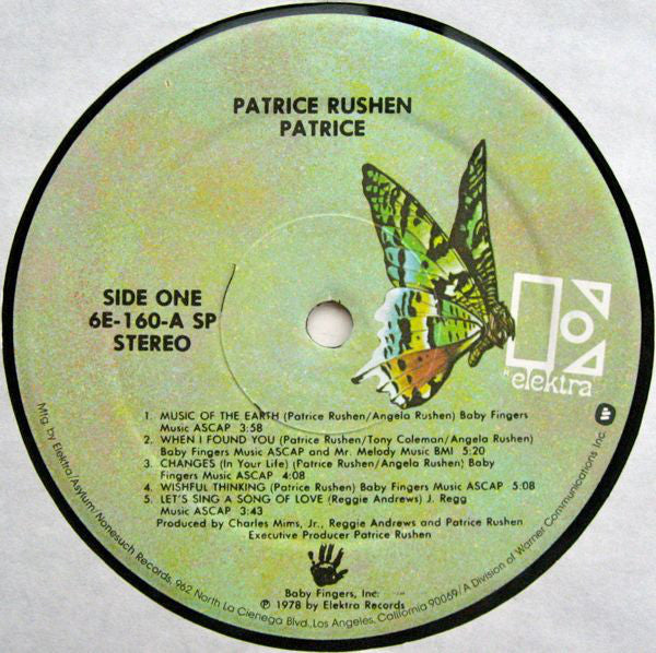 Patrice Rushen : Patrice (LP, Album)
