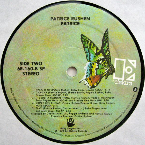 Patrice Rushen : Patrice (LP, Album)