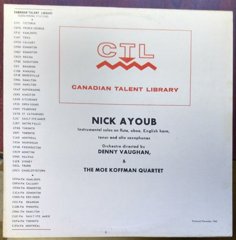 Nick Ayoub : Nick Ayoub (LP)