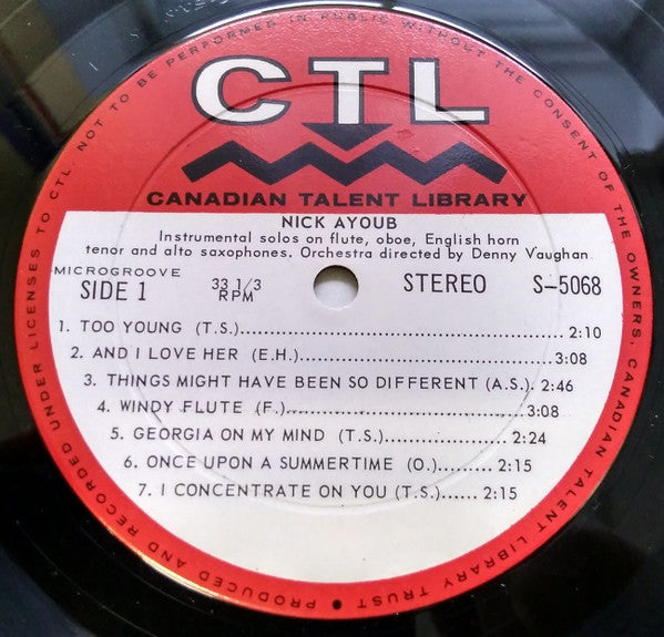 Nick Ayoub : Nick Ayoub (LP)