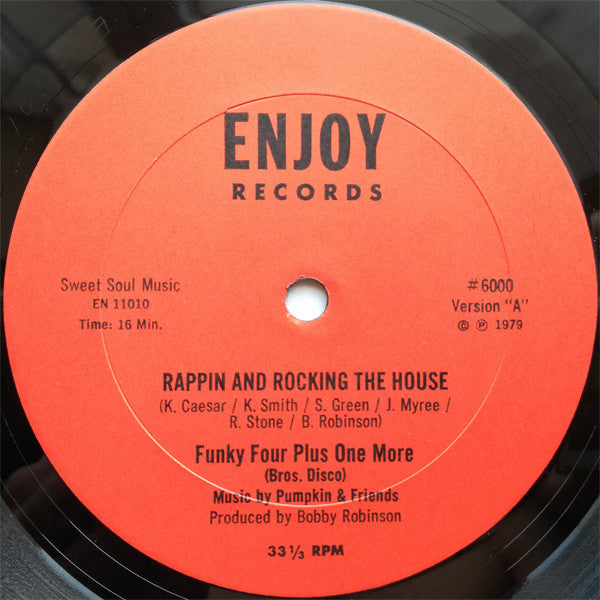Funky Four Plus One More* : Rappin And Rocking The House (12")