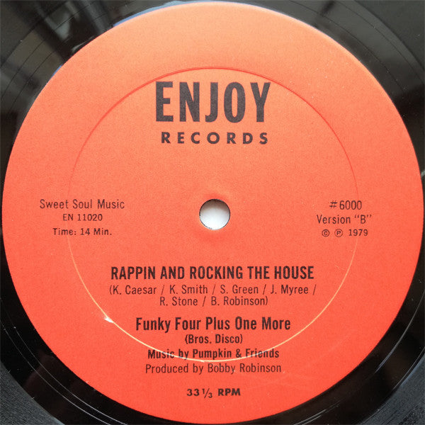 Funky Four Plus One More* : Rappin And Rocking The House (12")