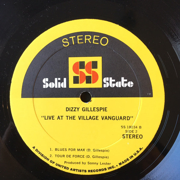 Dizzy Gillespie : Live At The Village Vanguard (LP, Gat)