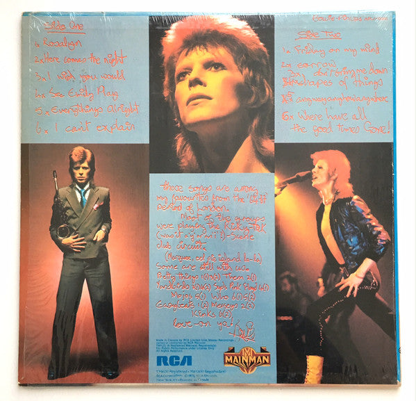 David Bowie : Pinups (LP, Album, RP, Dyn)