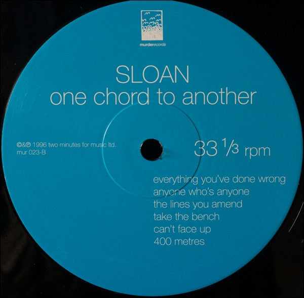 Sloan (2) : One Chord To Another (LP, Album, RE)
