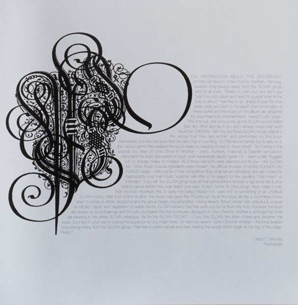 Sloan (2) : One Chord To Another (LP, Album, RE)