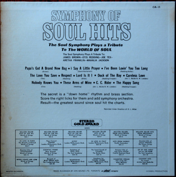 The Soul Symphony : Symphony Of Soul Hits (LP, Album)