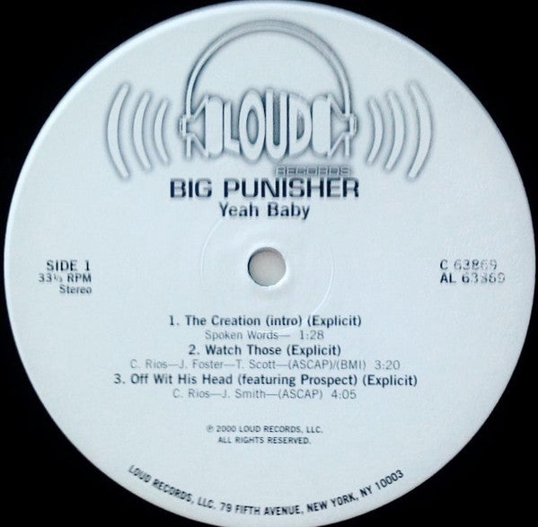 Big Punisher : Yeeeah Baby (2xLP, Album)